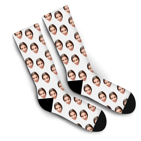 Custom Human Socks –  White